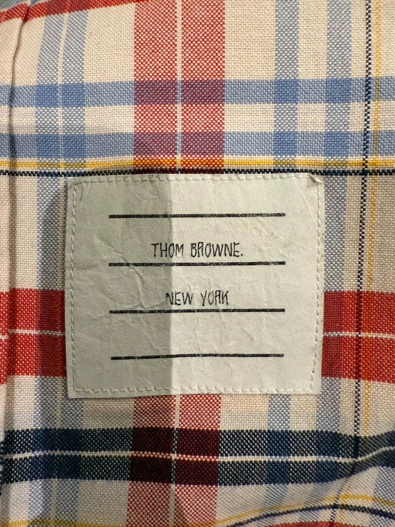 Thom Browne Rare Thom Browne Plaid Shirt-dmc Size US XS / EU 42 / 0 - 4 Thumbnail