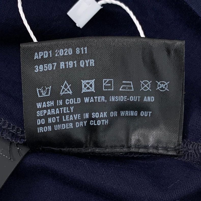Prada Prada Navy Logo Print Cotton T-Shirt-dmc Size US M / EU 48-50 / 2 - 7 Thumbnail