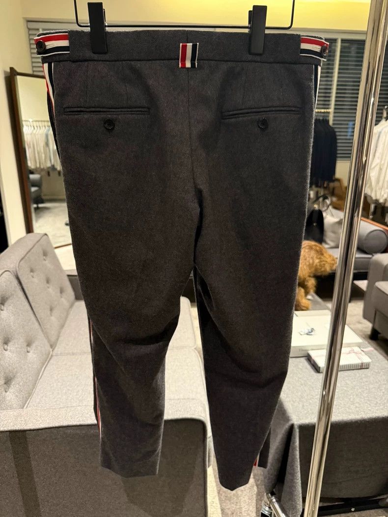 Thom Browne Thom Browne Side Stripe Trousers for Men-dmc Size US 26 / EU 42 - 2 Thumbnail