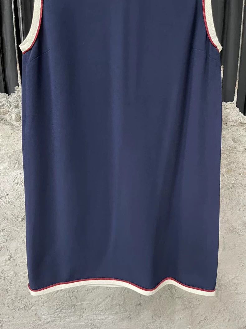 Gucci Gucci Sleeveless Dress with Red Accents-dmc Size US M / EU 48-50 / 2 - 4 Thumbnail