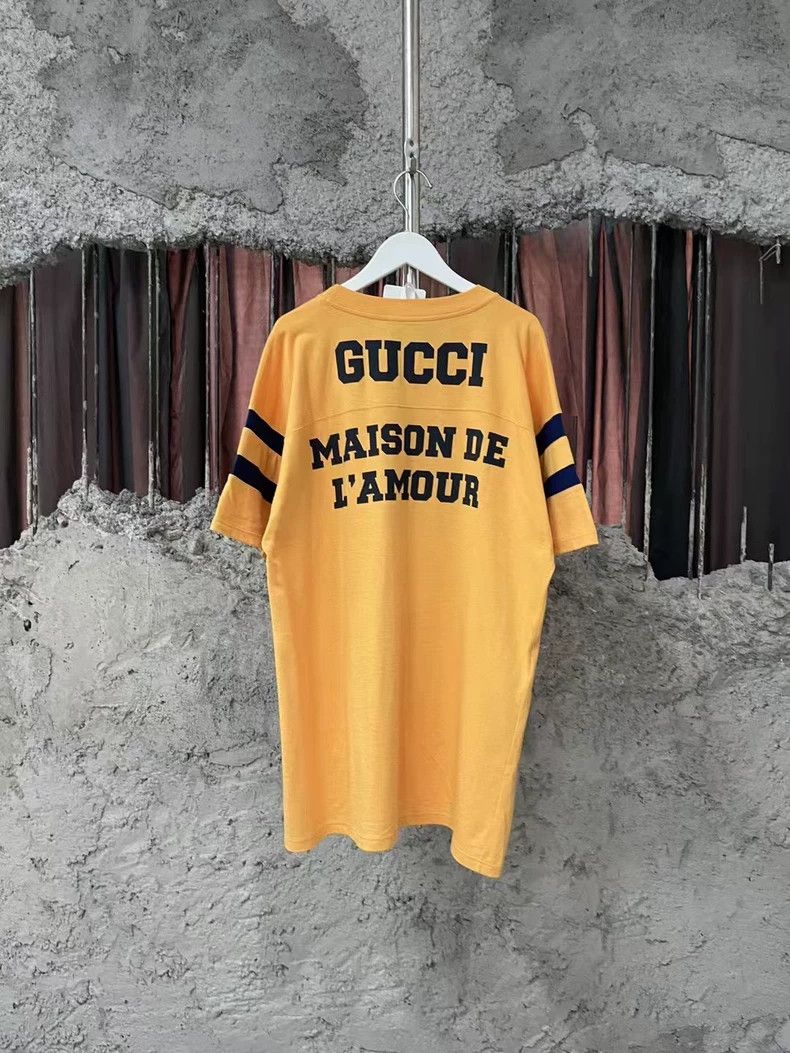 Gucci Gucci Short Sleeve T-Shirt in Yellow-dmc Size US XS / EU 42 / 0 - 2 Thumbnail
