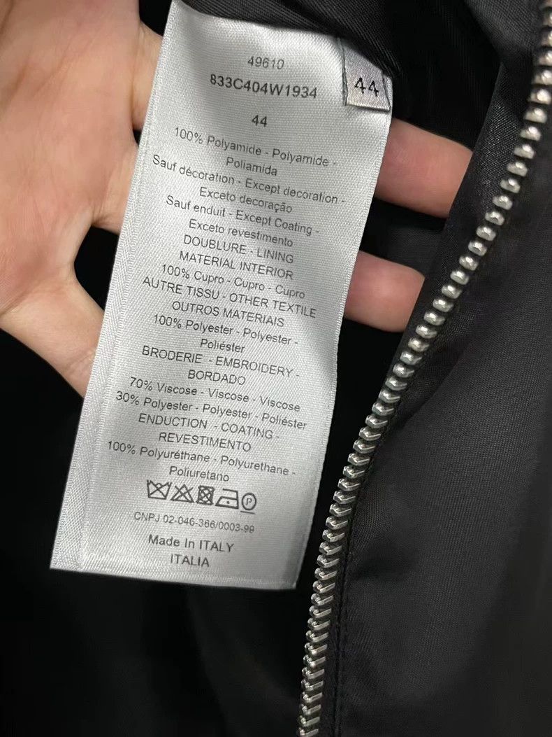 Dior Black Dior Bee Nylon Jacket-dmc Size US M / EU 48-50 / 2 - 7 Thumbnail