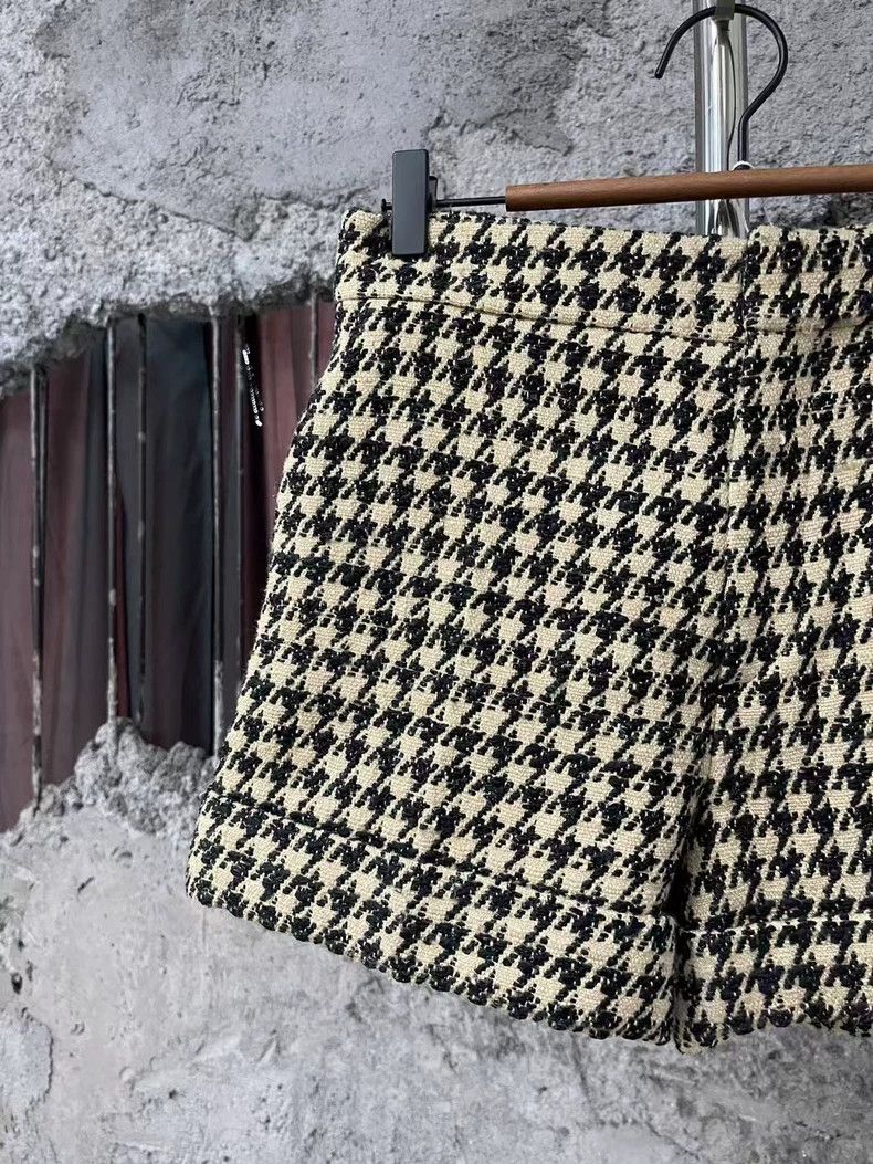 Dior Dior Patterned Houndstooth Shorts-dmc Size US 36 / EU 52 - 3 Thumbnail