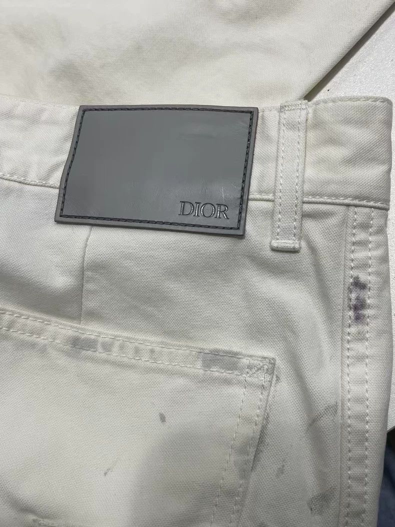 Dior Dior Paint Splatter Cargo Pants-dmc Size US 29 - 6 Thumbnail