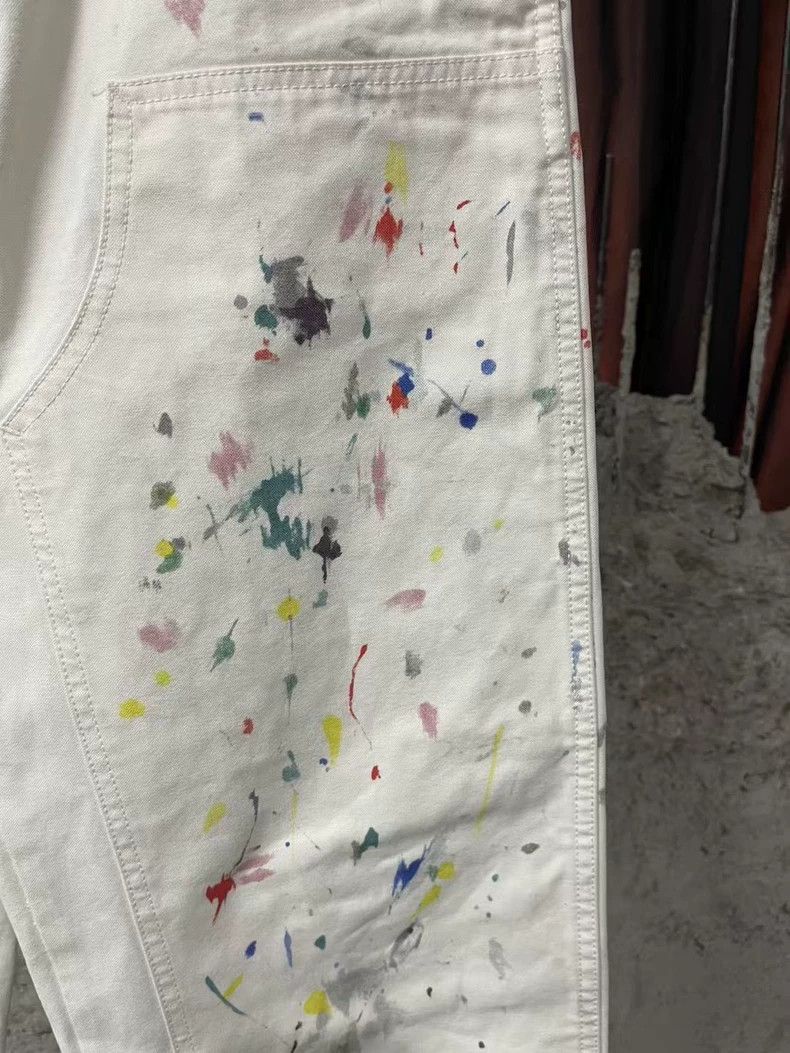 Dior Dior Paint Splatter Cargo Pants-dmc Size US 29 - 5 Thumbnail
