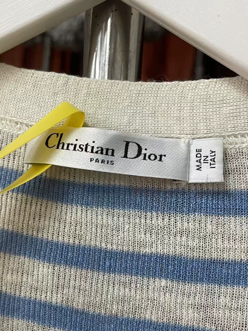 Dior Striped Cardigan by Dior-dmc Size US S / EU 44-46 / 1 - 6 Thumbnail