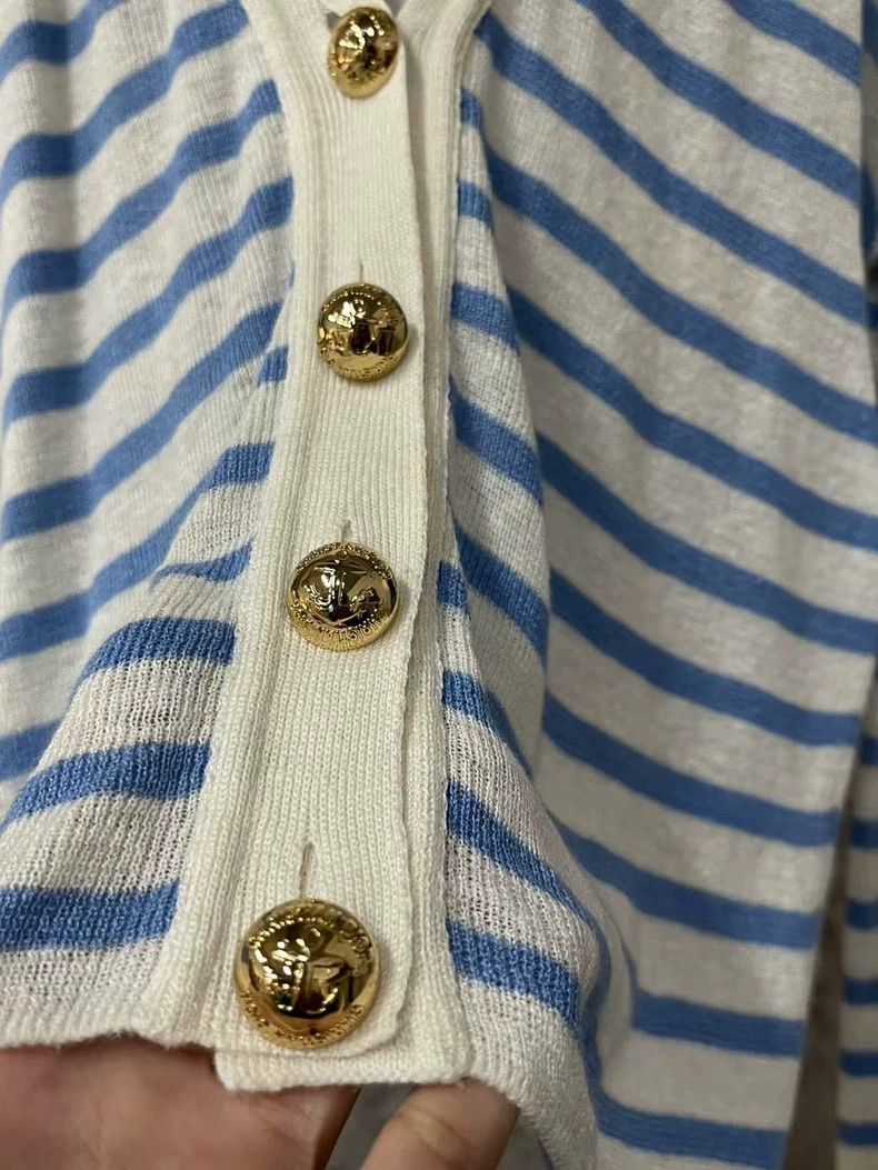 Dior Striped Cardigan by Dior-dmc Size US S / EU 44-46 / 1 - 5 Thumbnail