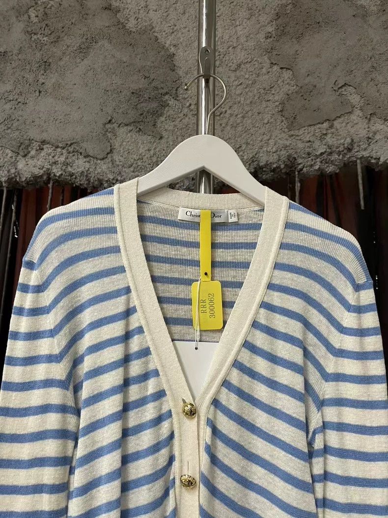 Dior Striped Cardigan by Dior-dmc Size US S / EU 44-46 / 1 - 3 Thumbnail