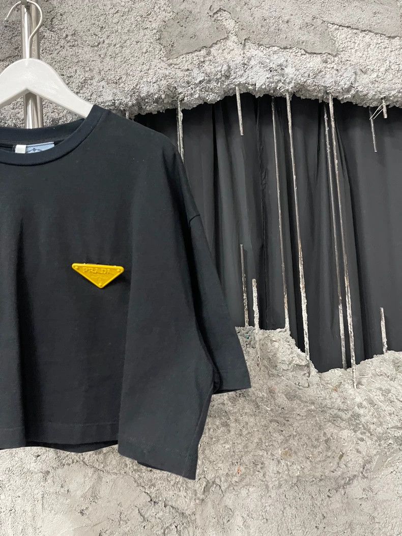 Prada Prada Short Sleeve Black T-Shirt-dmc Size US M / EU 48-50 / 2 - 4 Thumbnail