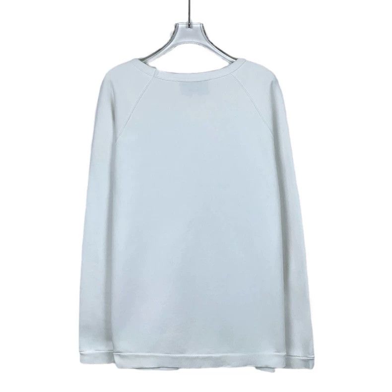 Gucci Gucci White Logo Print Cotton Sweatshirt-dmc Size US XS / EU 42 / 0 - 2 Thumbnail