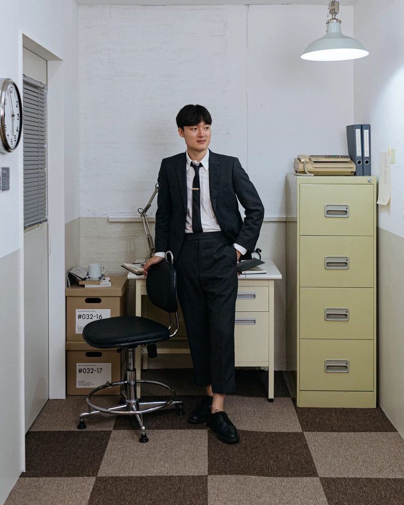 Thom Browne Thom Browne Classic Grey High-Waisted Trousers-dmc Size US 34 / EU 50 - 7 Thumbnail