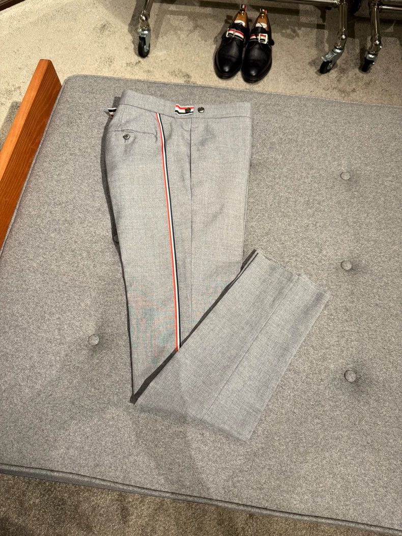 Thom Browne Thom Browne Grey Side Stripe Pants-dmc Size US 28 / EU 44 - 3 Thumbnail