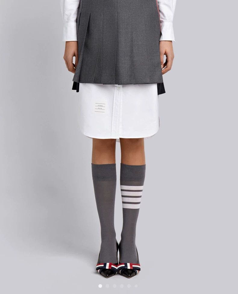 Thom Browne Rare Thom Browne Color Block Pleated Skirt-dmc Size US 38 / EU 54 - 7 Thumbnail