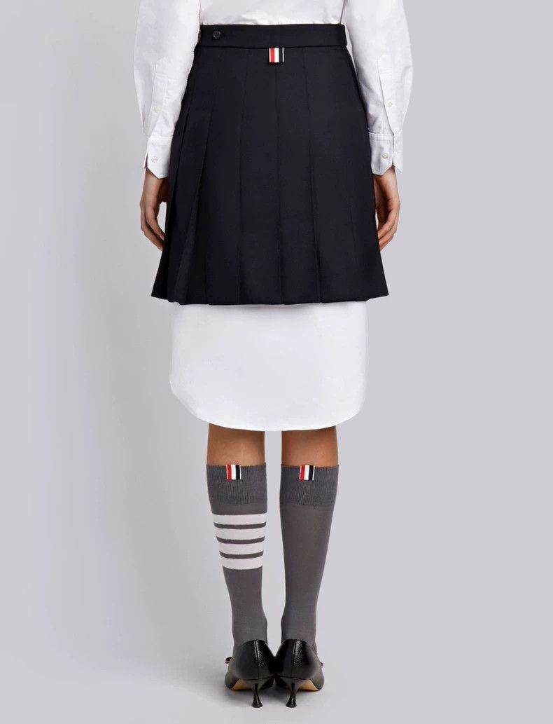 Thom Browne Rare Thom Browne Color Block Pleated Skirt-dmc Size US 38 / EU 54 - 9 Thumbnail