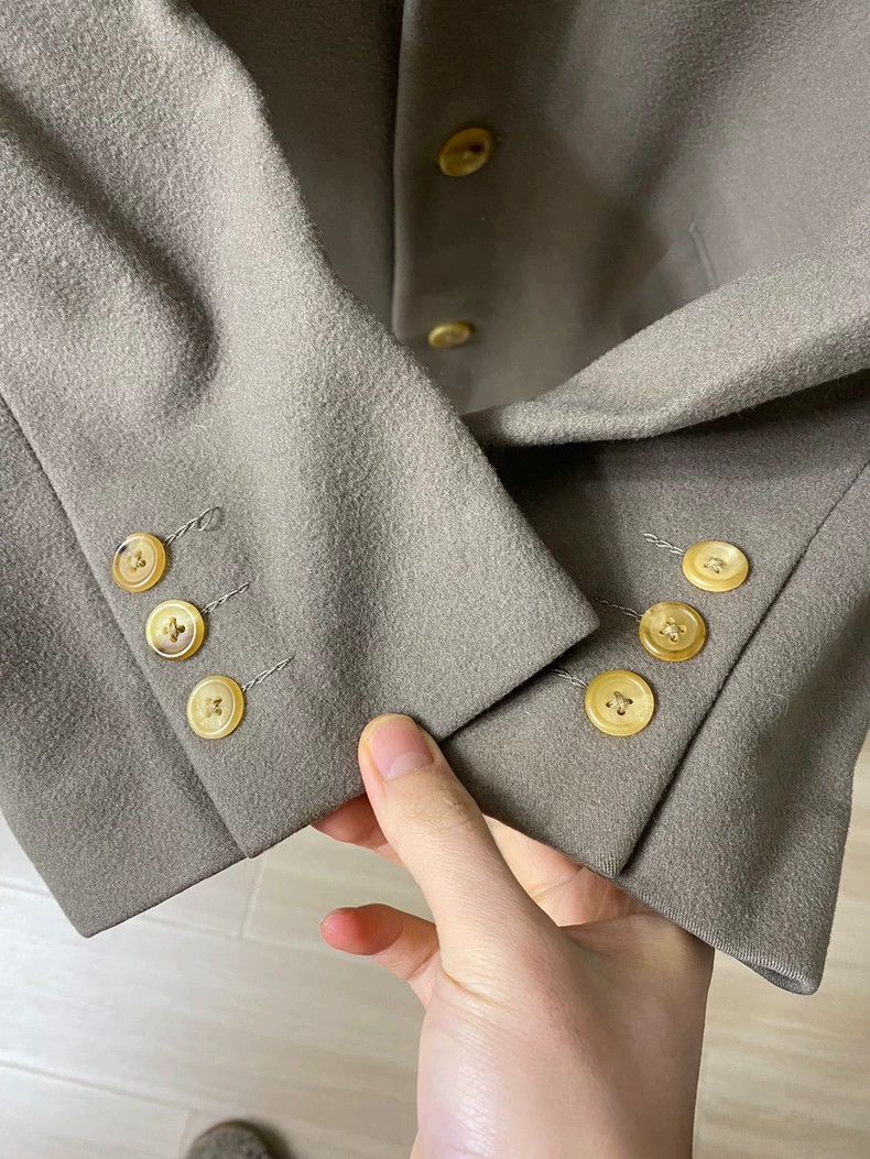 Yohji Yamamoto Classic Wool Overcoat for Winter Wear-dmc Size US M / EU 48-50 / 2 - 6 Thumbnail