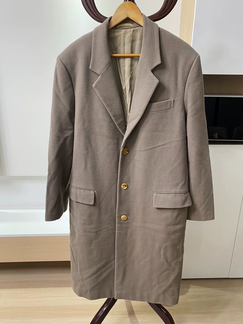 Yohji Yamamoto Classic Wool Overcoat for Winter Wear-dmc Size US M / EU 48-50 / 2 - 7 Thumbnail