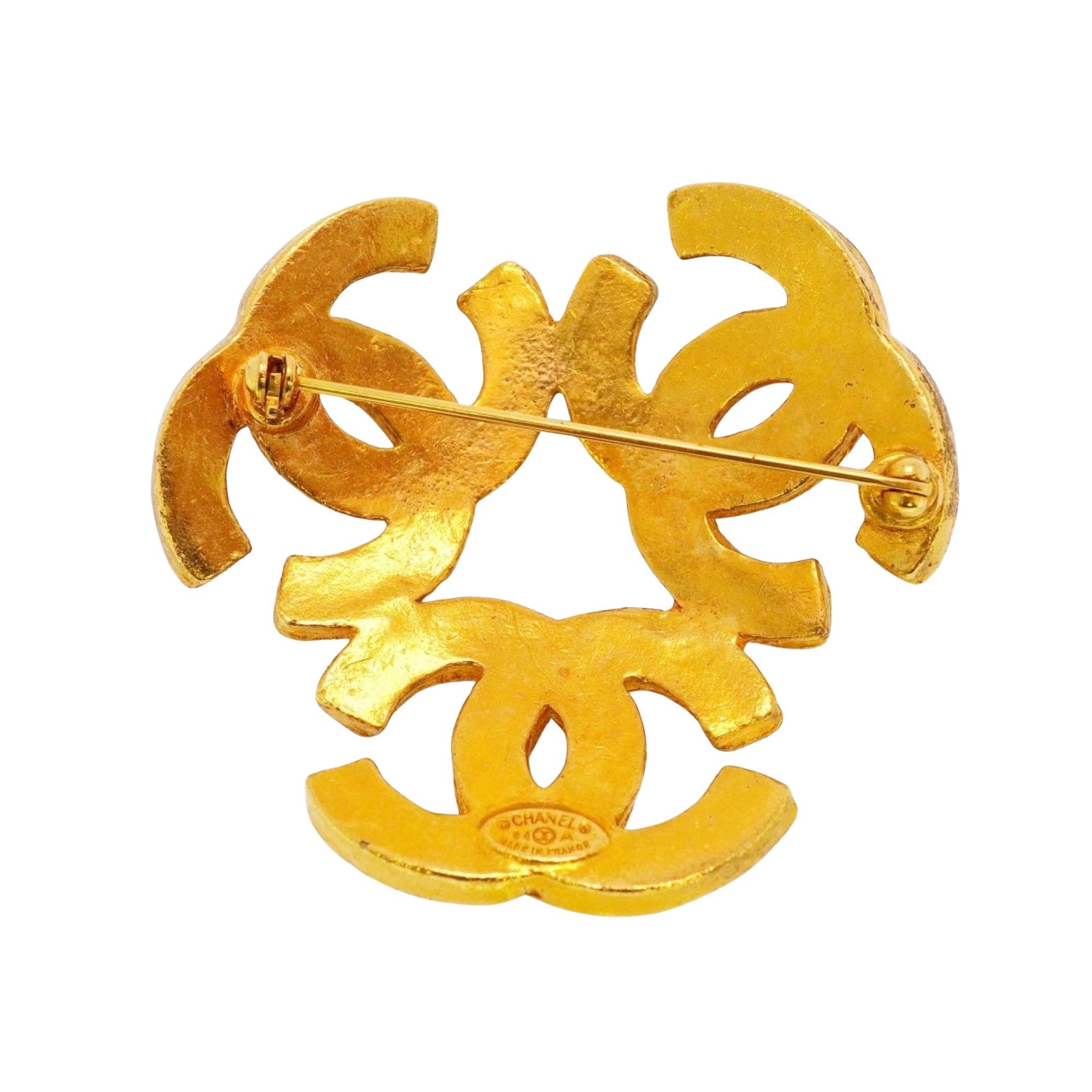Chanel Chanel Coco Mark brooch Size ONE SIZE - 2 Thumbnail