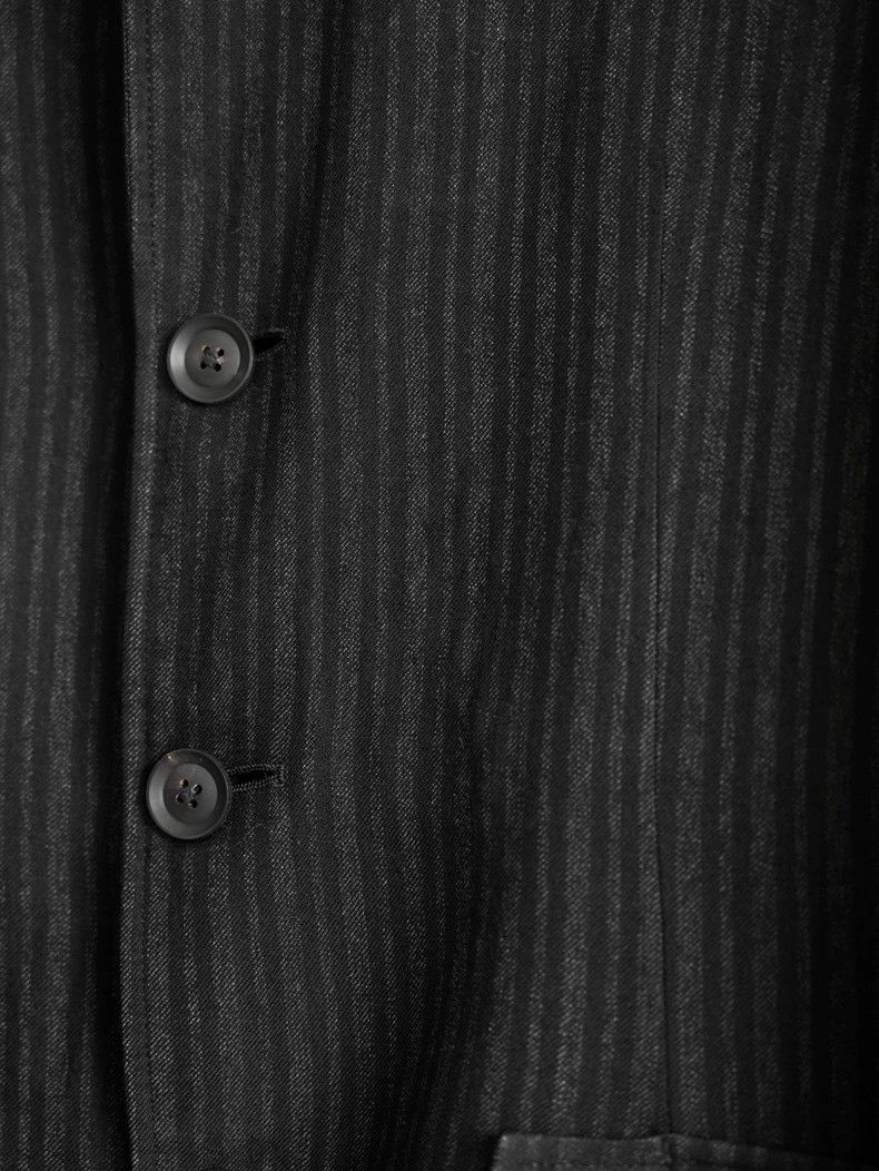 Yohji Yamamoto Yohji Yamamoto Striped Silk Jacket-dmc Size US M / EU 48-50 / 2 - 7 Thumbnail