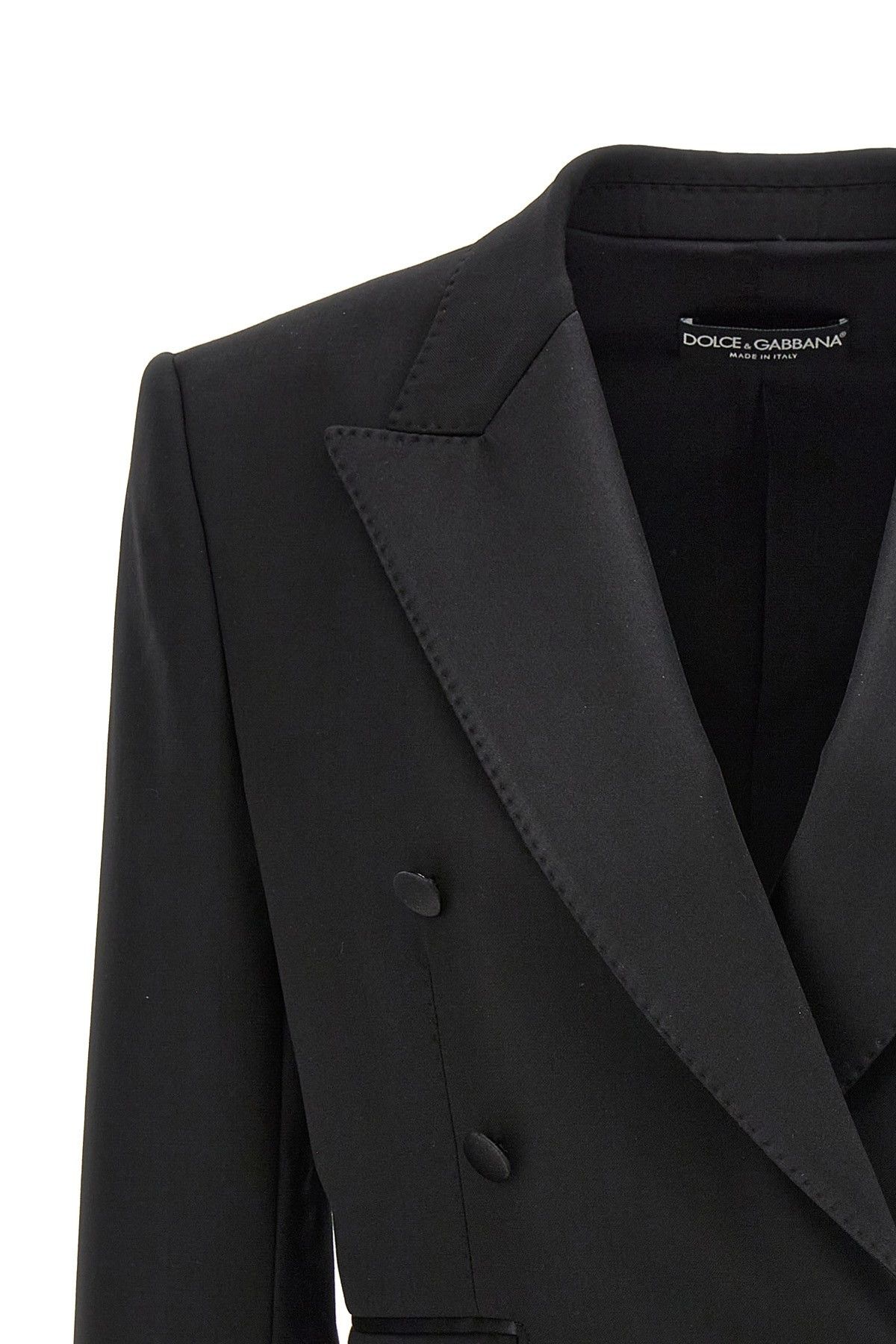 Dolce & Gabbana 'Tuxedo' crop blazer Size XS / US 0-2 / IT 36-38 - 4 Thumbnail