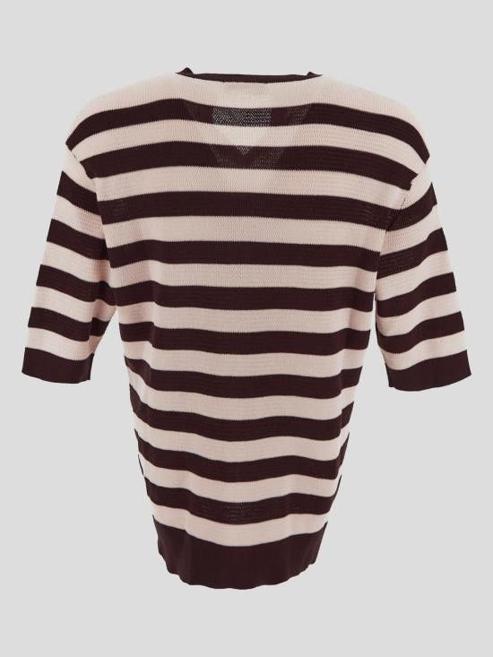 Laneus LANEUS Men Sweater S5LAUAJP001 920 Brown Size US S / EU 44-46 / 1 - 2 Thumbnail