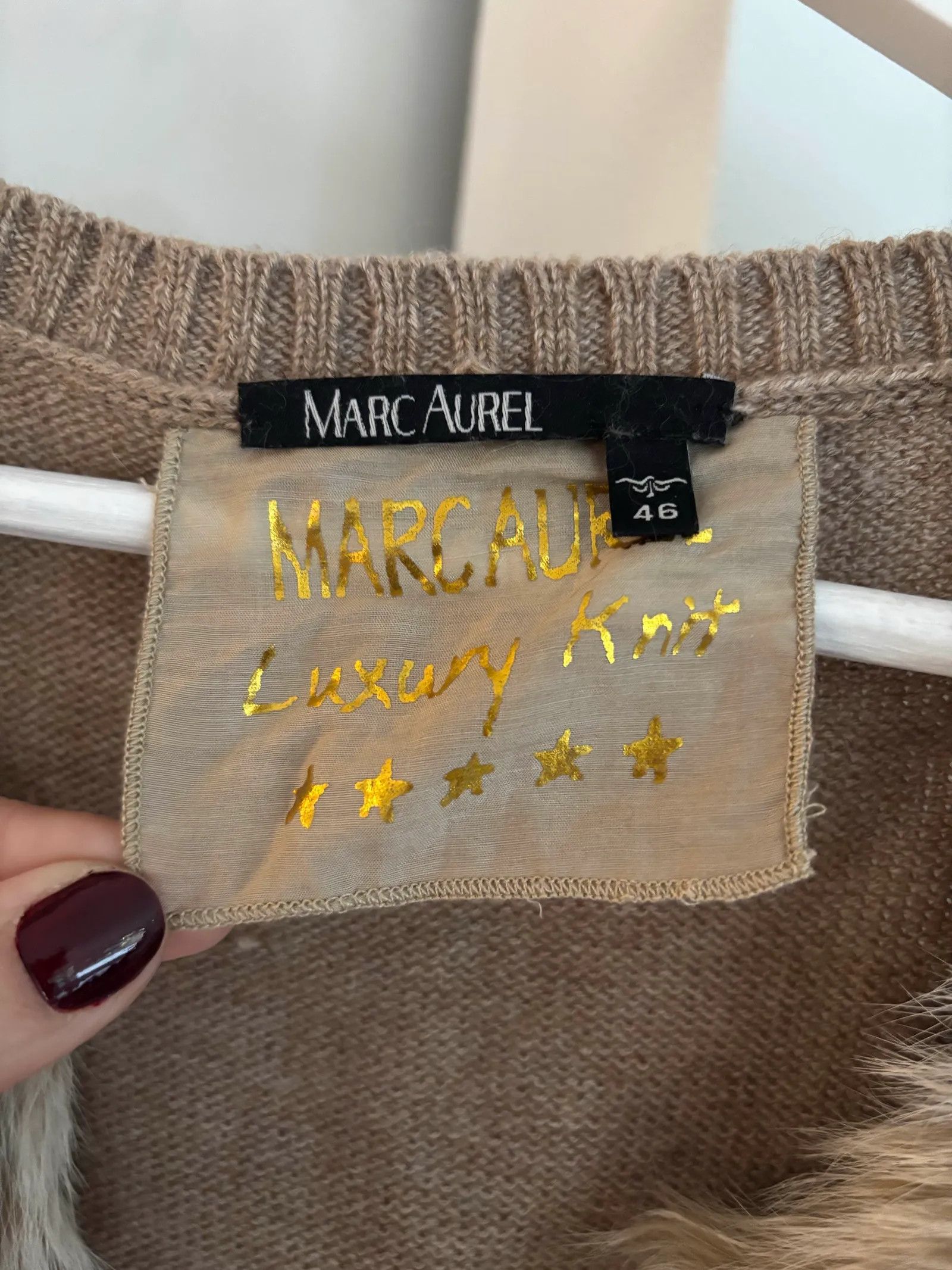Other Marc Aurel Pälsväst Vest Size XL / US 12-14 / IT 48-50 - 2 Thumbnail