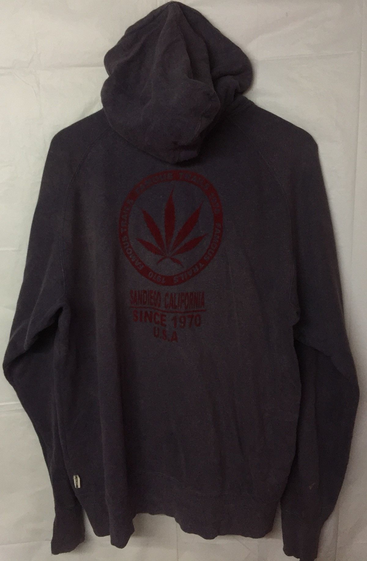 Japanese Brand Rare Vintage Famous Trails Marijuana Bob Marleys Hoodies /30 Size US L / EU 52-54 / 3 - 1 Thumbnail