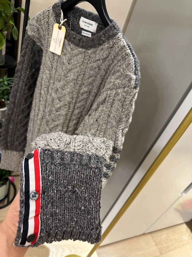 Thom Browne Thom Browne Classic Grey Pullover Sweater-dmc Size US M / EU 48-50 / 2 - 3 Thumbnail