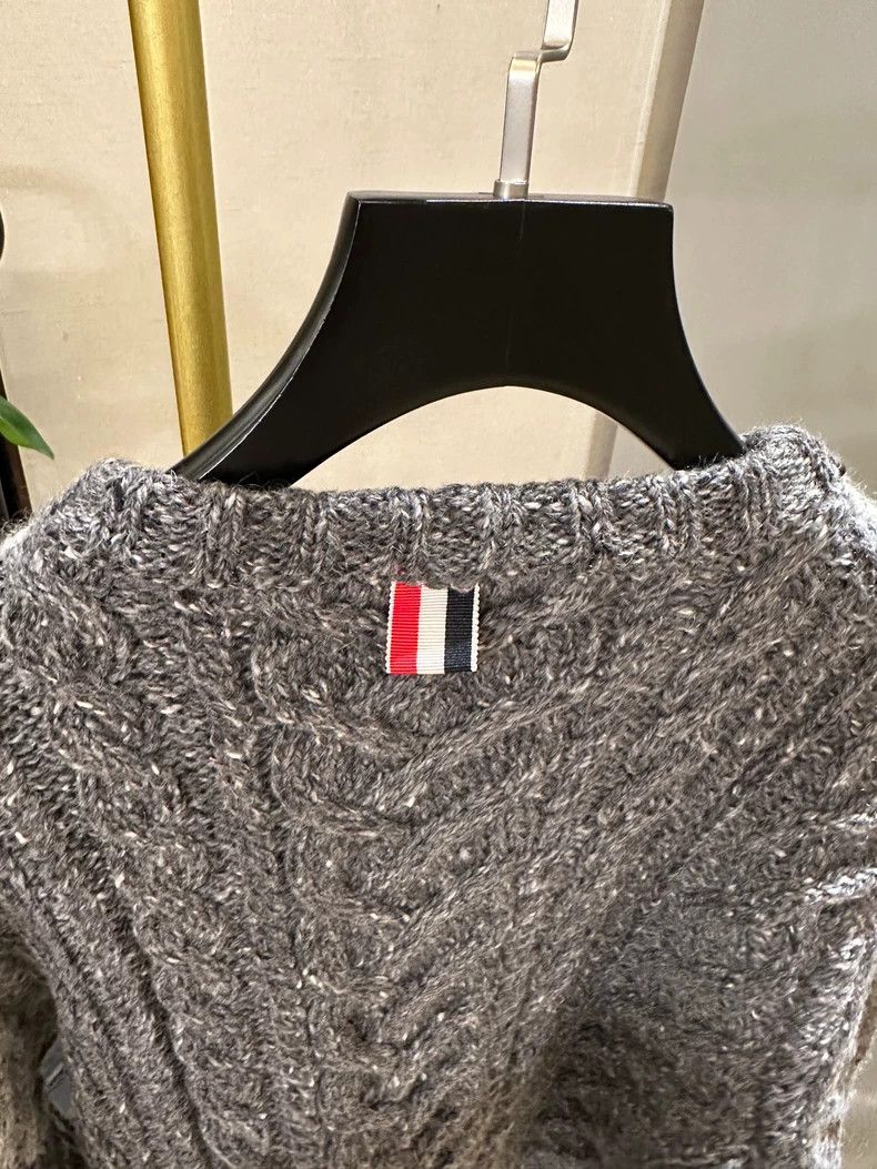 Thom Browne Thom Browne Classic Grey Pullover Sweater-dmc Size US M / EU 48-50 / 2 - 8 Thumbnail
