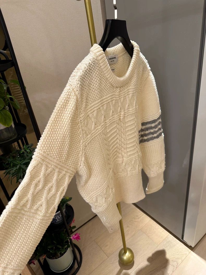 Classic Thom Browne Merino Wool Sweater-dmc