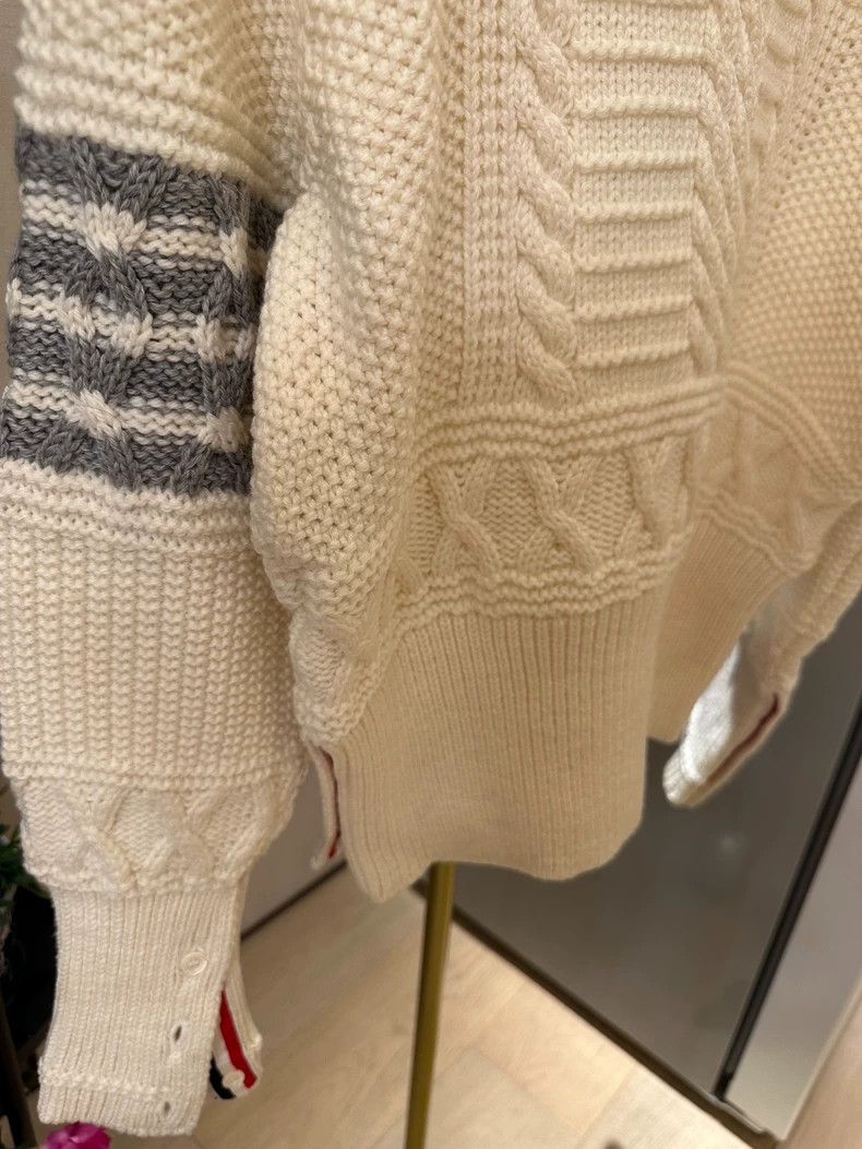 Classic Thom Browne Merino Wool Sweater-dmc