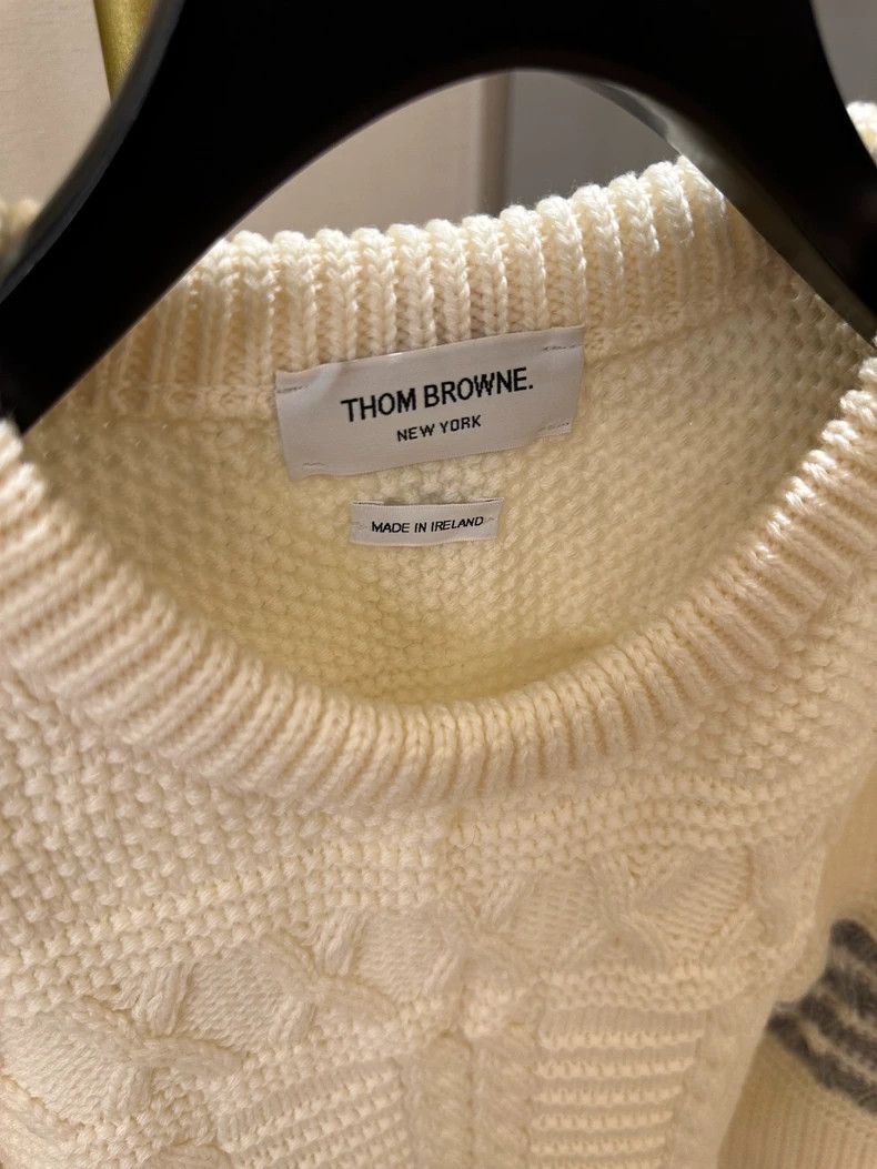 Classic Thom Browne Merino Wool Sweater-dmc