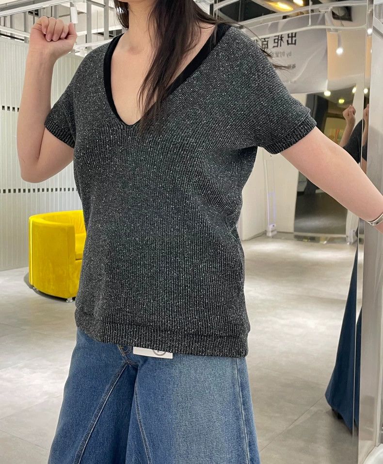 Y's Y's Double Layer Wool Knit Short Sleeve-dmc Size US S / EU 44-46 / 1 - 2 Thumbnail