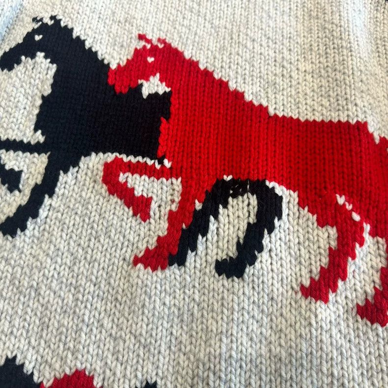 Dior Dior Equestrian Graphic Sweater-dmc Size US S / EU 44-46 / 1 - 3 Thumbnail