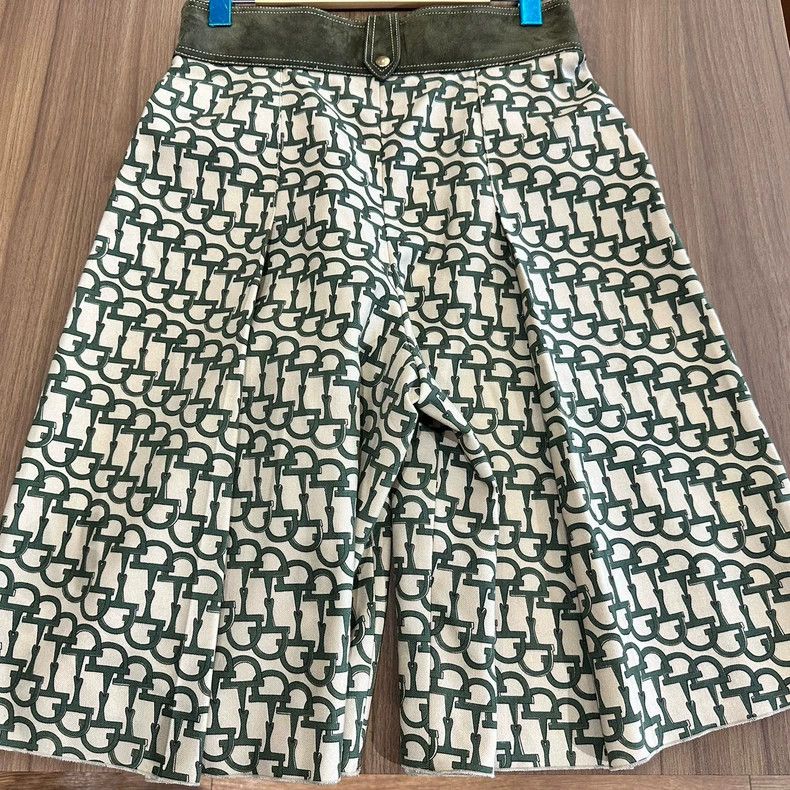 Gucci Gucci Classic Half Skirt with Tiger Button-dmc Size US 31 - 3 Thumbnail