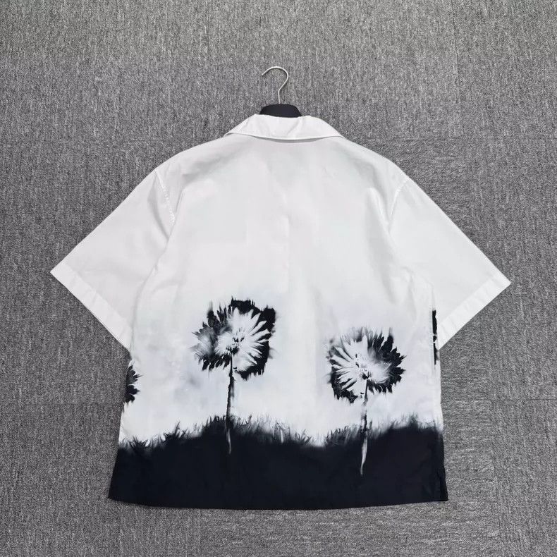 Prada Prada Tie-Dye Floral Short Sleeve Shirt-dmc Size US M / EU 48-50 / 2 - 5 Thumbnail