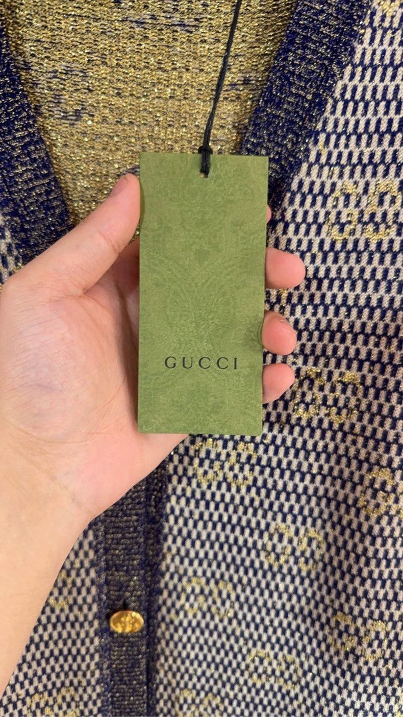 Gucci Gucci Mosaic Logo Knit Cardigan-dmc Size US M / EU 48-50 / 2 - 3 Thumbnail