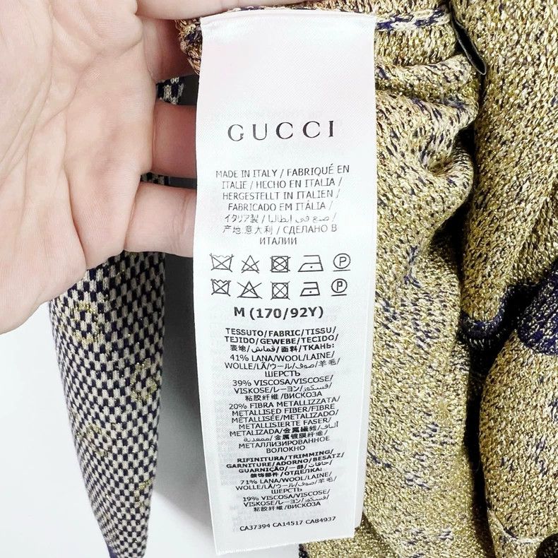 Gucci Gucci Mosaic Logo Knit Cardigan-dmc Size US M / EU 48-50 / 2 - 6 Thumbnail