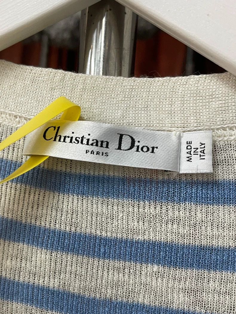 Dior Striped Cardigan by Dior-dmc Size US S / EU 44-46 / 1 - 6 Thumbnail
