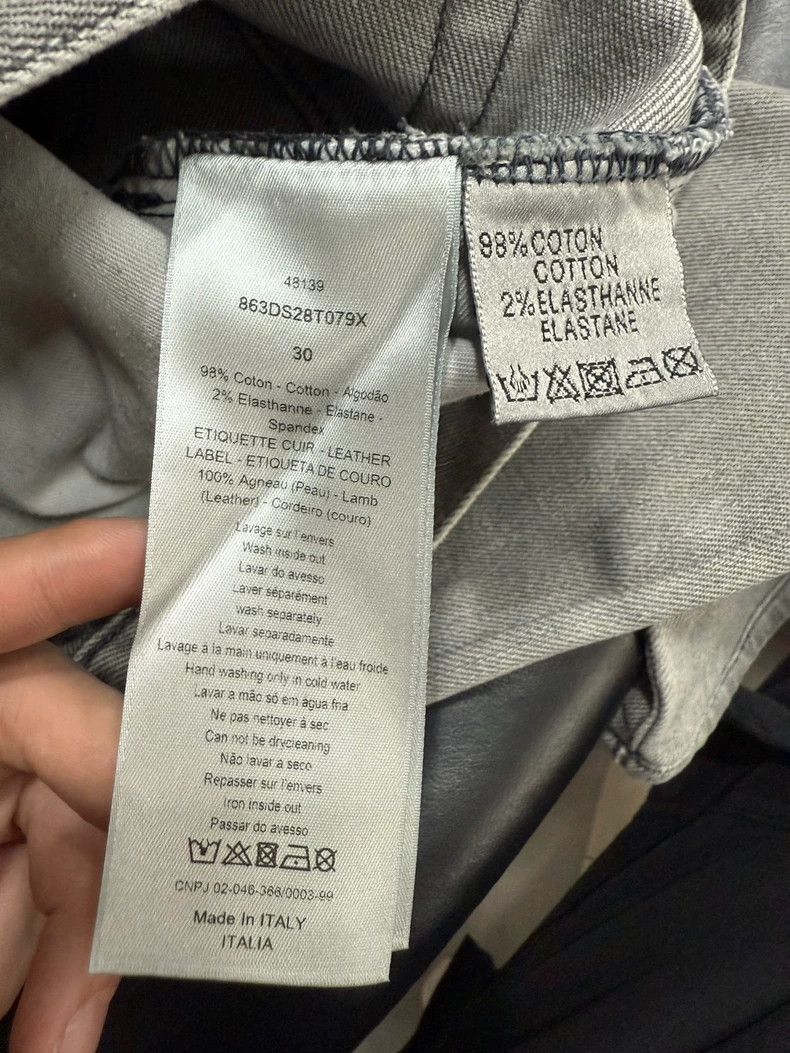Dior Dior Grey Denim Jeans-dmc Size US 30 / EU 46 - 8 Thumbnail