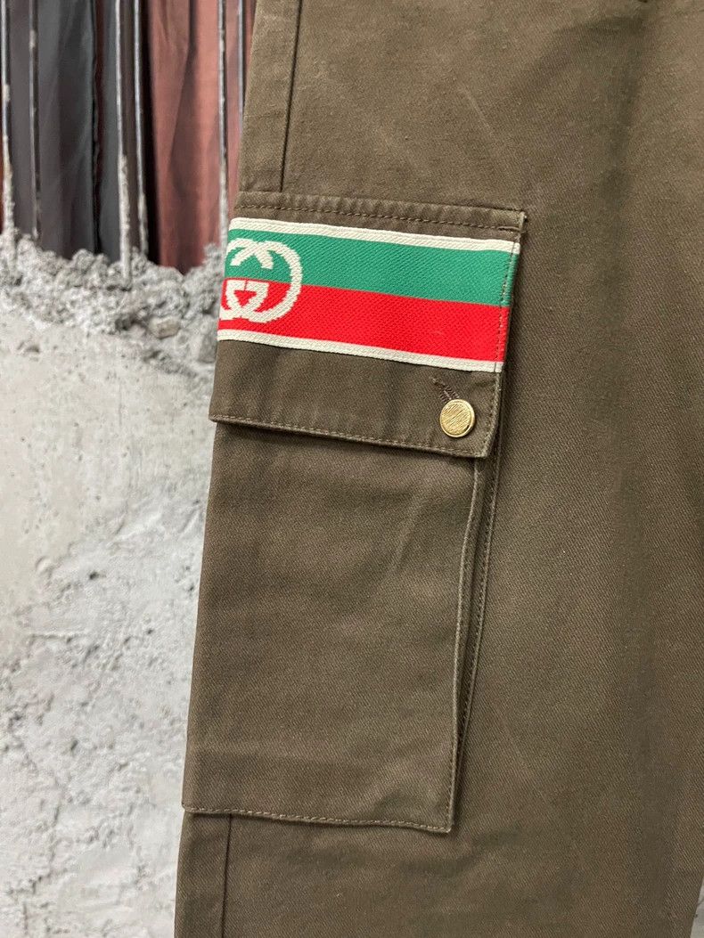 Gucci Gucci Cargo Pants in Olive Green-dmc Size US 31 - 5 Thumbnail
