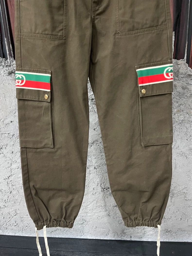 Gucci Gucci Cargo Pants in Olive Green-dmc Size US 31 - 4 Thumbnail
