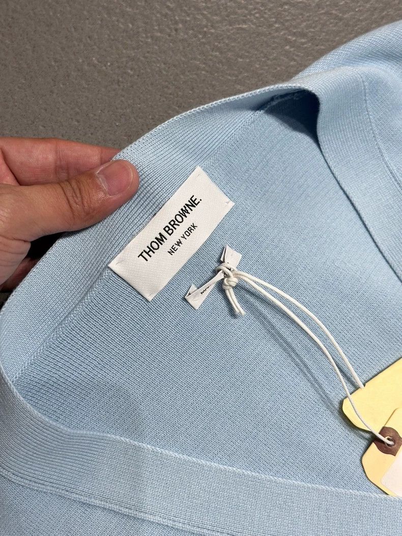 Thom Browne Blue Thom Browne Knit Cardigan-dmc Size US M / EU 48-50 / 2 - 2 Thumbnail