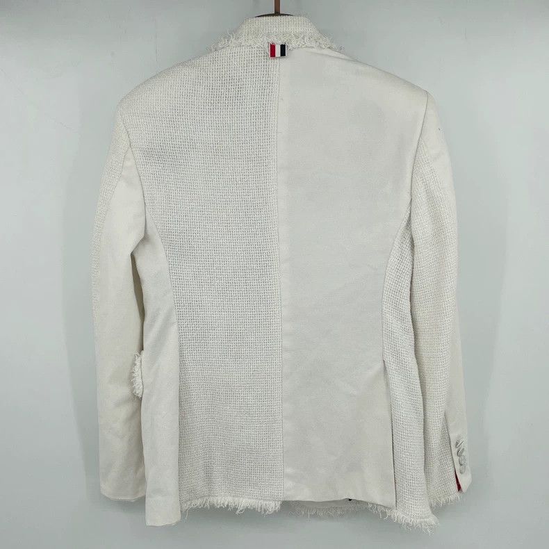 Thom Browne Thom Browne White Suit Jacket-dmc Size US M / EU 48-50 / 2 - 2 Thumbnail