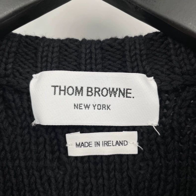 Thom Browne Thom Browne Short Sleeve Knit Sweater-dmc Size US M / EU 48-50 / 2 - 3 Thumbnail
