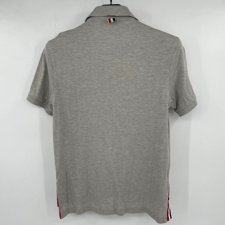 Thom Browne Thom Browne Striped Polo Shirt-dmc Size US M / EU 48-50 / 2 - 2 Thumbnail
