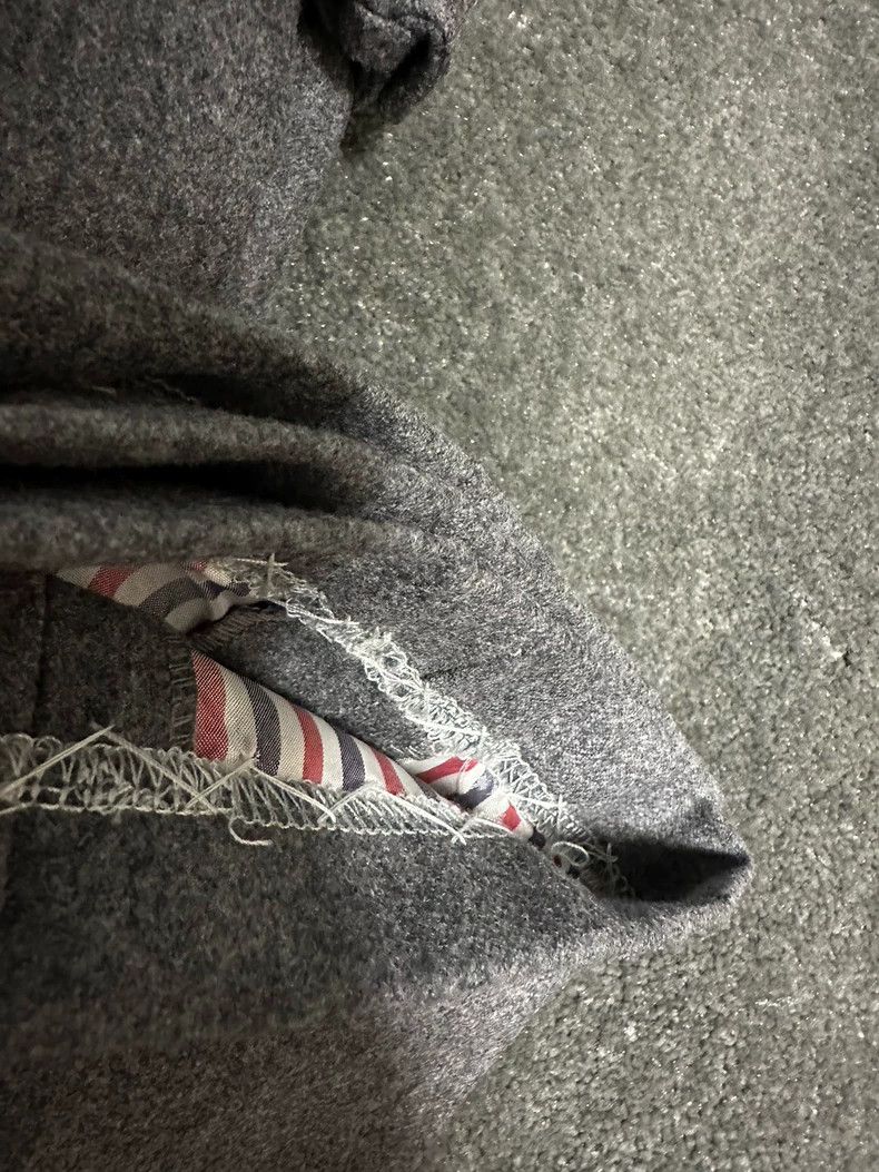Thom Browne Thom Browne Flannel Trousers with Four Bars-dmc Size US 32 / EU 48 - 5 Thumbnail
