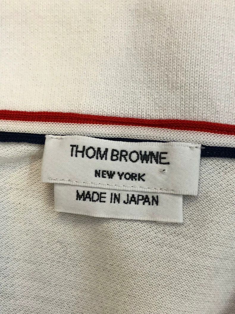 Thom Browne Thom Browne Striped Polo T-Shirt-dmc Size US S / EU 44-46 / 1 - 5 Thumbnail