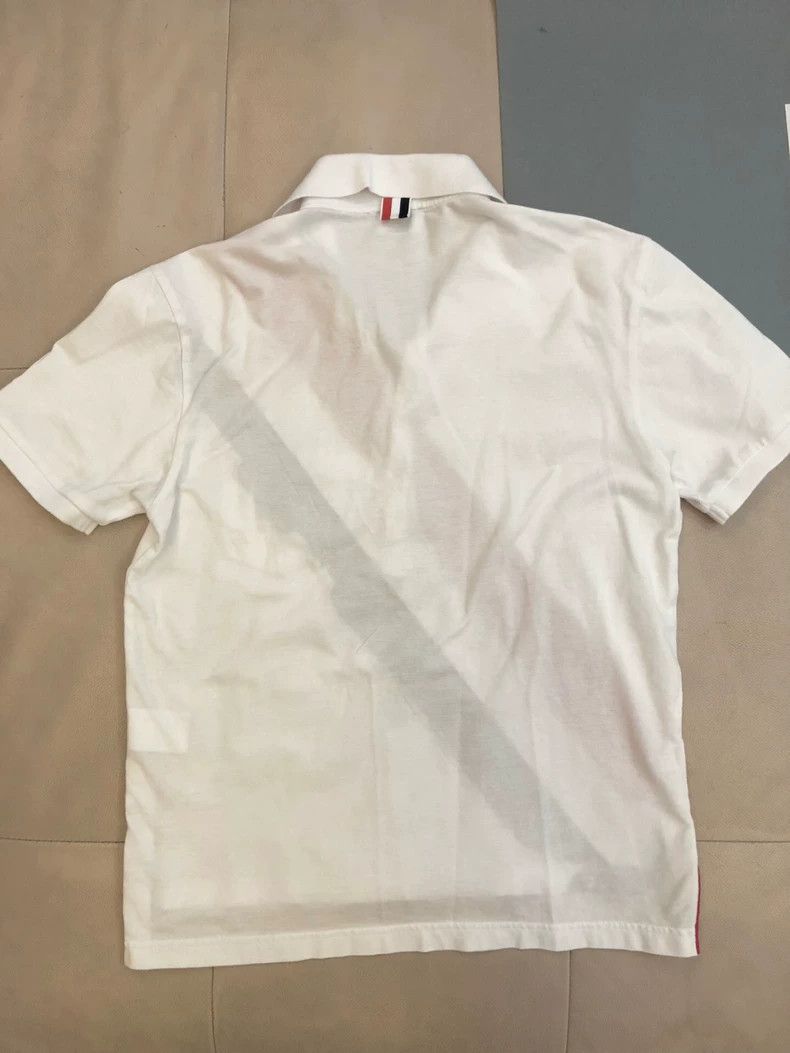 Thom Browne Thom Browne Striped Polo T-Shirt-dmc Size US S / EU 44-46 / 1 - 7 Thumbnail