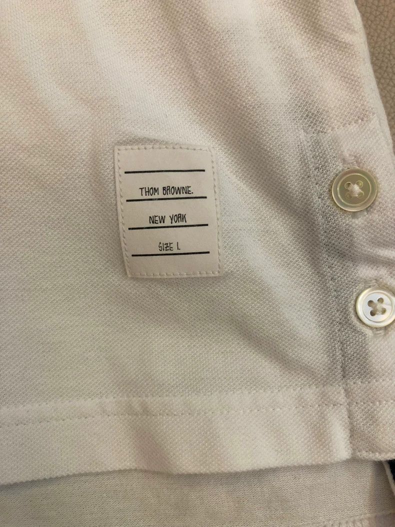 Thom Browne Thom Browne Striped Polo T-Shirt-dmc Size US S / EU 44-46 / 1 - 4 Thumbnail