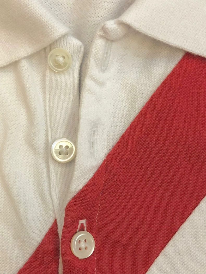 Thom Browne Thom Browne Striped Polo T-Shirt-dmc Size US S / EU 44-46 / 1 - 6 Thumbnail